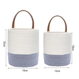 Woven Cotton Rope Hanging Basket