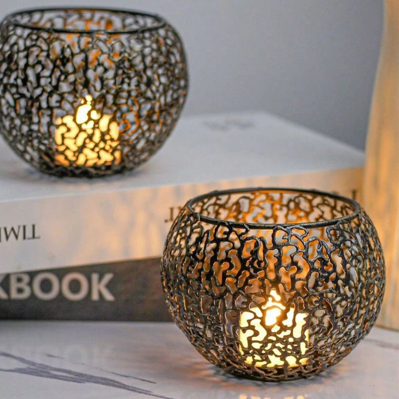 Glow Sphere Candle Holder