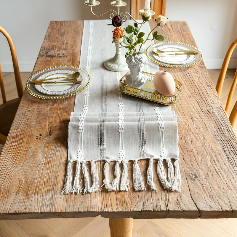 Tassel Whisper Table Runner