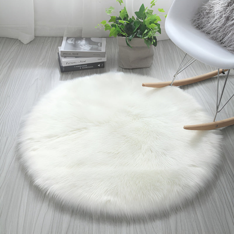 Round Cloud Soft Plush Rug