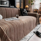 Regal Stripes Chenille Sofa Cover