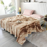 Ripple Tie-Dye Faux Fur Blanket