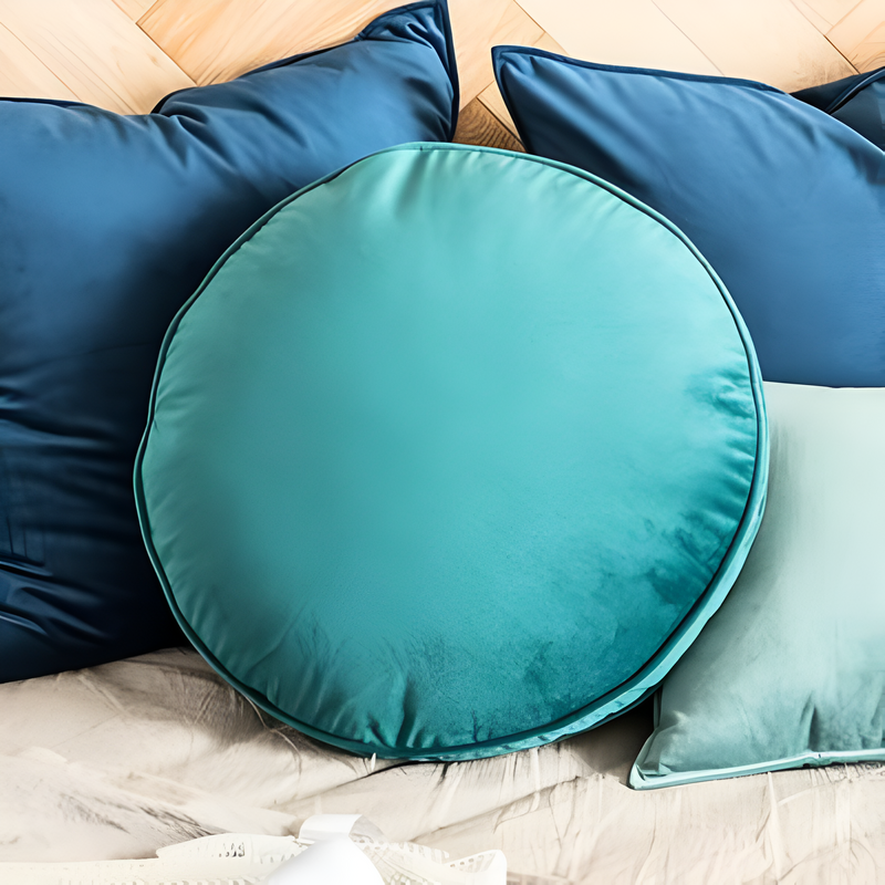 Lavish Velvet Round Cushion