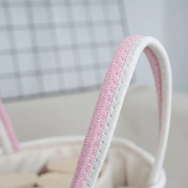 Lace Trim Baby Caddy Organiser