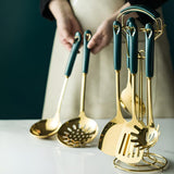 Golden Stainless Steel Utensil Set