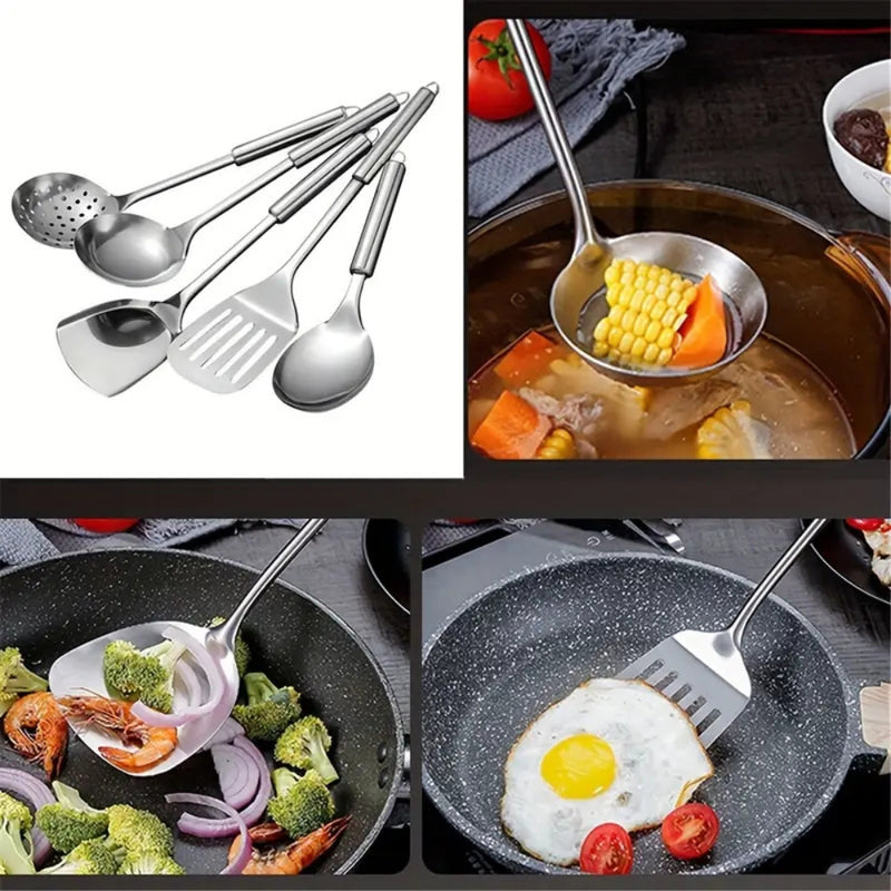 Premium Stainless Steel Cooking Utensils | 5pcs Set