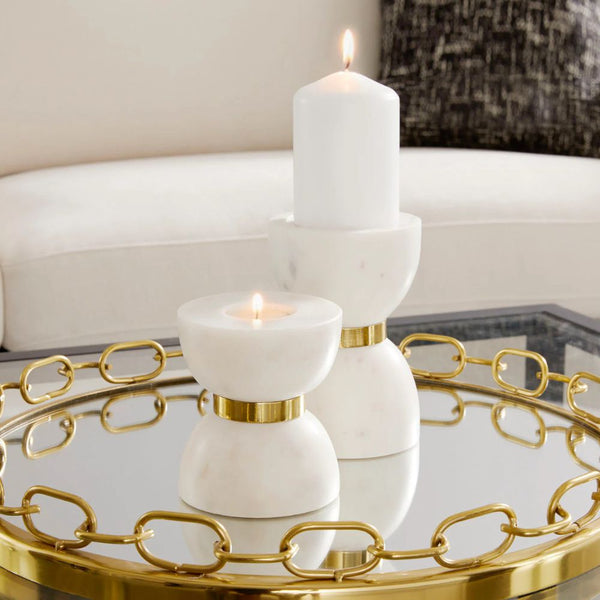 Colette Hourglass Candle Holder