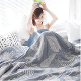 Leafy Whisper Summer Blanket