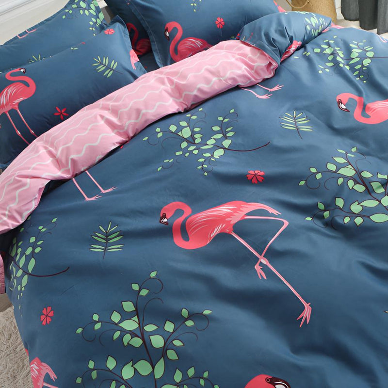 Flamingo Oasis | 3pcs Quilt Cover Set