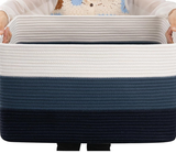 Woven Cotton Rope Storage Basket