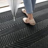 Chevron Ridges Non-Slip Door Mat