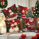 Santa’s Sleigh Christmas Cushion Cover