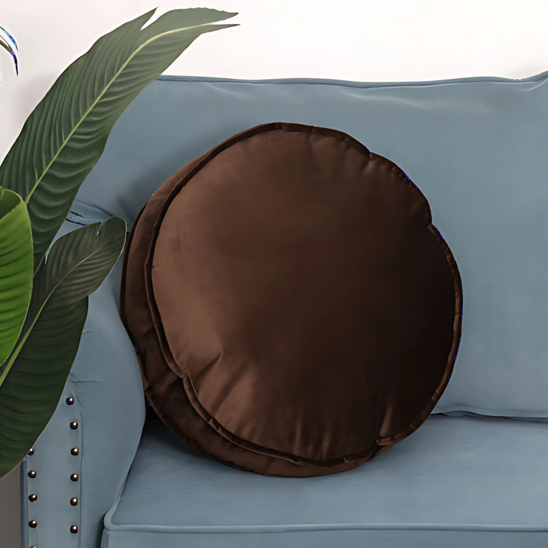 Lavish Velvet Round Cushion