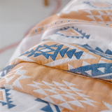 Serene Boho Style Cotton Blanket