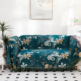 Exotic Floral Throw Blanket