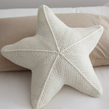 Starfish Hand-Knitted Cushion