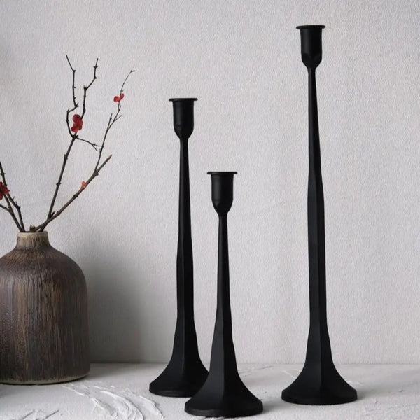 Iron Taper Candle Holder | 3pcs Set