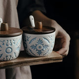 Ceramic Spice Jars Set