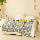 Elegant Floral Summer Blanket