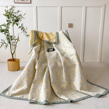 Wheat Garden Reversible Cotton Throw