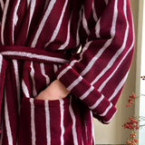 Allure Stripe Unisex Bathrobe