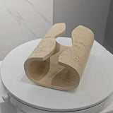 Natural Sandstone Tissue Holder