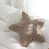 Starfish Hand-Knitted Cushion