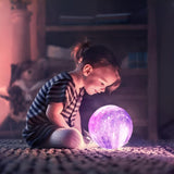 3D Colourful Moon Lamp