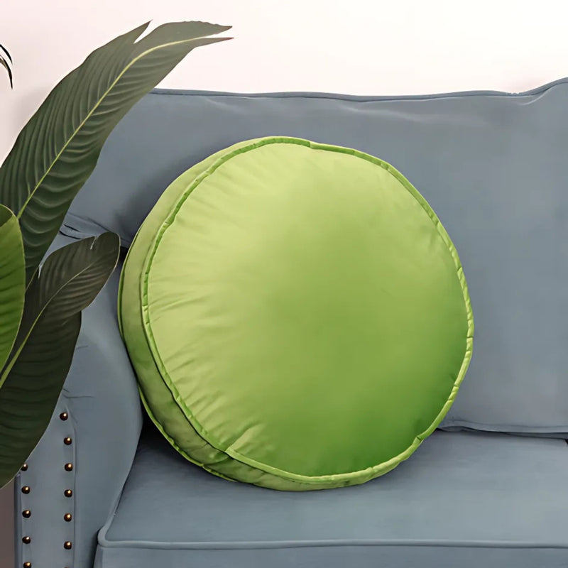 Lavish Velvet Round Cushion