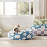 Snuggle Floral Checkerboard Pet Bed