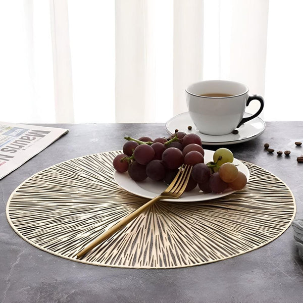 Firework Metallic Table Mat