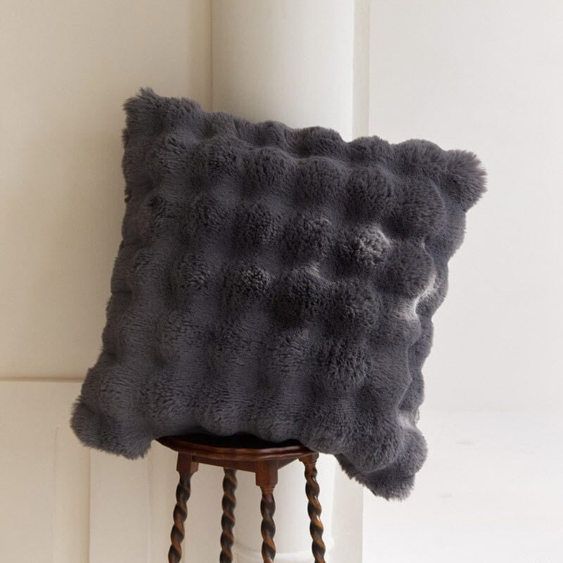 Rabbit Faux Fur Cushion