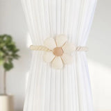 Delicate Flower Magnetic Curtain Tie Back | 2Pcs Set