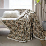 Sophisticated Plum Blossom Sofa Cover