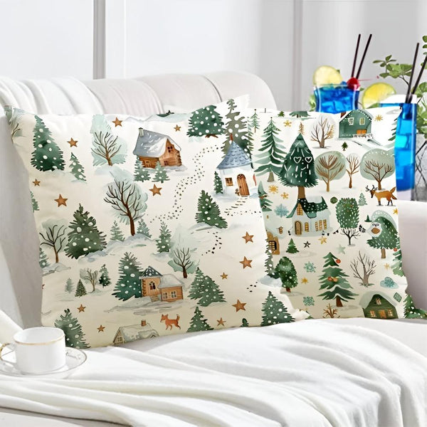 Winter Christmas Cushion Cover