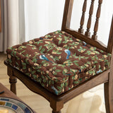 Whimsical Bird Leaf Cushion