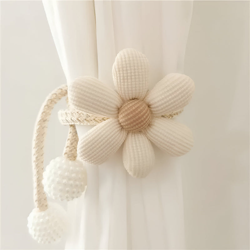 Whimsical Flower Curtain Tie Back