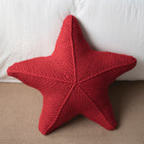 Starfish Hand-Knitted Cushion