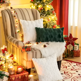 Plush Christmas Tree Fluffy Pillowcases