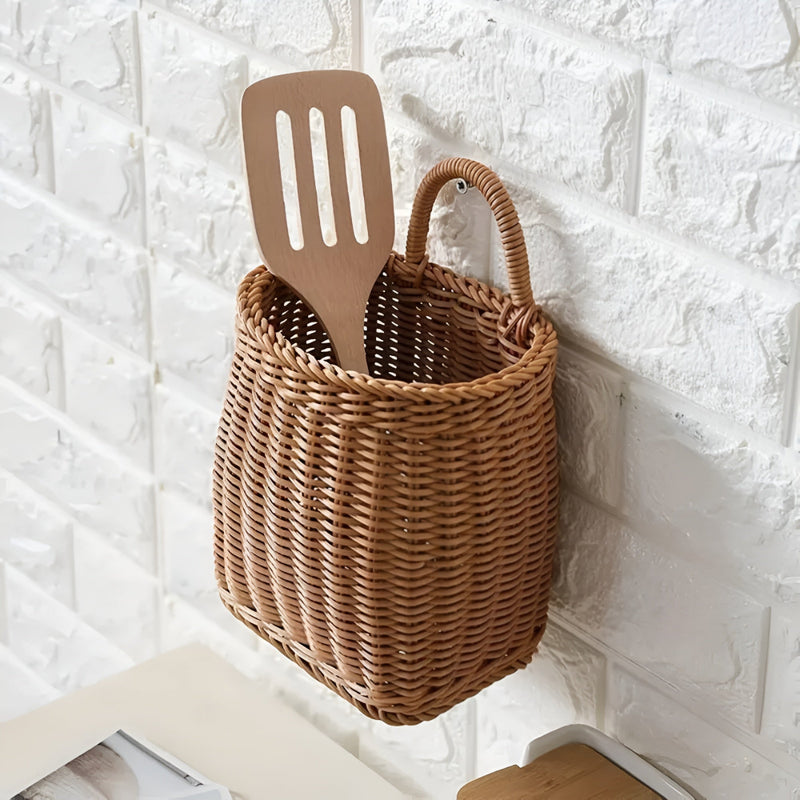 Willow Rattan Woven Storage Basket