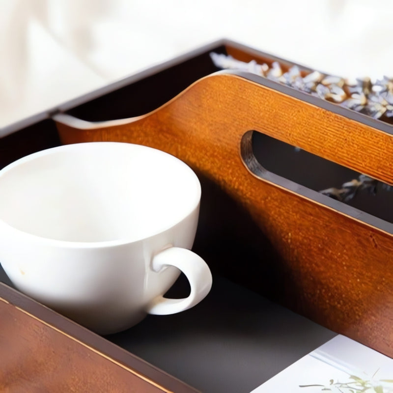 Timeless Vintage Wooden Organiser Tray