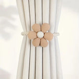 Delicate Flower Magnetic Curtain Tie Back | 2Pcs Set