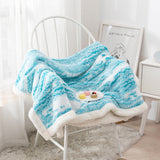 Seraphina Velvet Sherpa Blanket