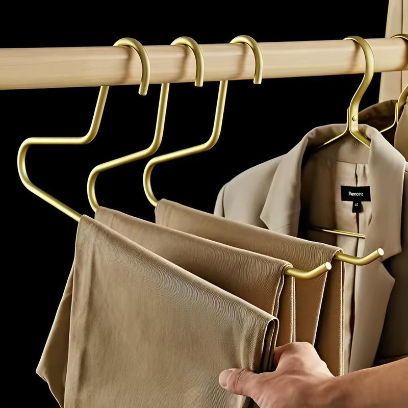 Minimalist Metal Wardrobe Hangers | 5Pcs