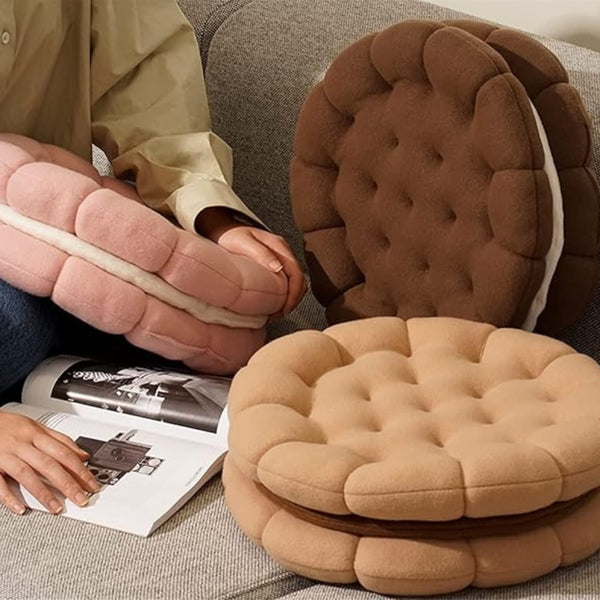 Snuggly Cookie-Inspired Cushion