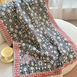 Midnight Swirls Cotton Towel