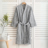 Featherlight Jacquard Cotton Bath Robe