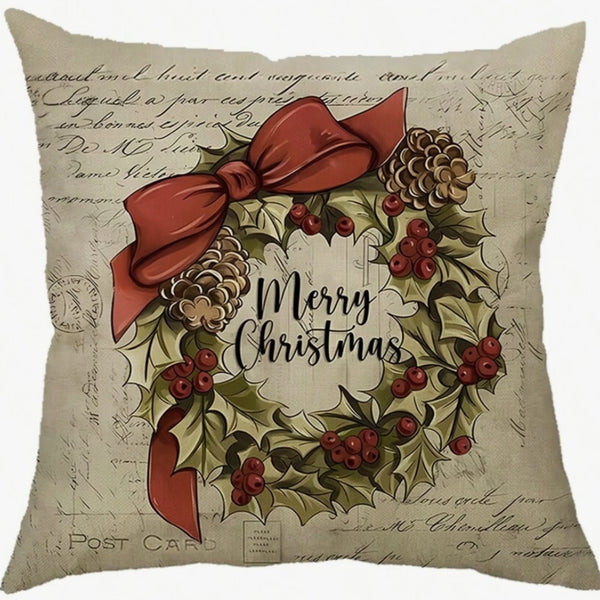 Santa's Charm Farmhouse Cushion