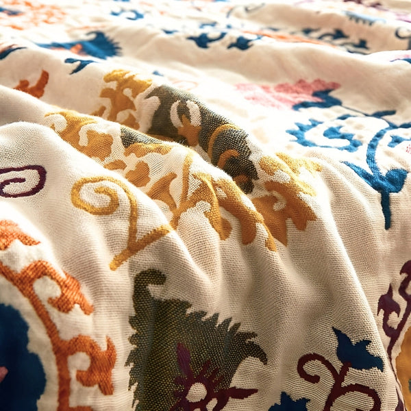 Breathable Cotton Gauze Coverlet