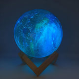 3D Colourful Moon Lamp